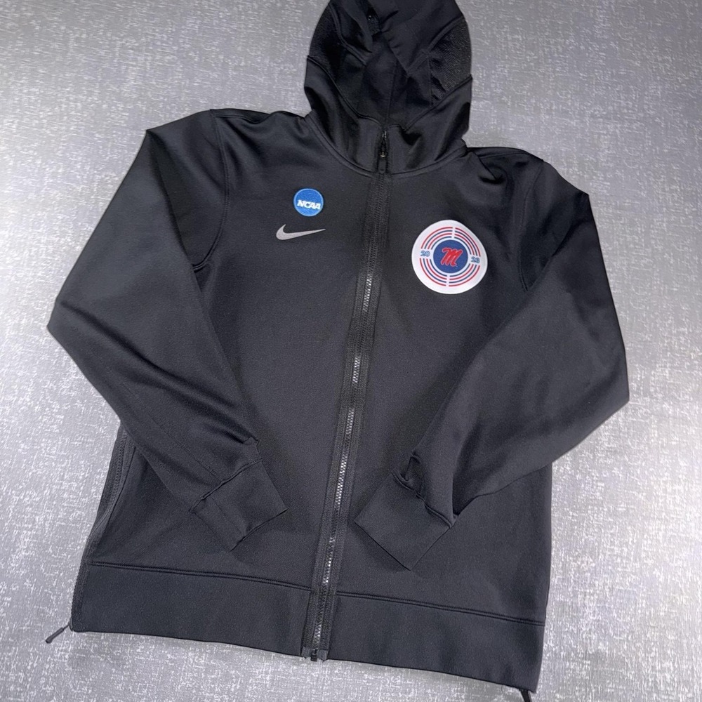 NCAA Rifle Championship Jacket Mens Medium Black Nike Dri-FIT Full Zip 2023